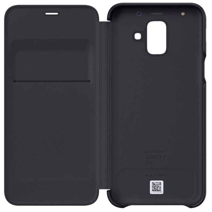 Husa Flip Wallet Samsung pentru Galaxy A6 2018, Albastru Husa Flip Wallet Samsung pentru Galaxy A6 2018, Albastru