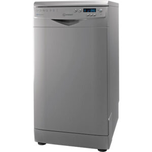 Masina de spalat vase slim Indesit DSR57H96ZS, 10 seturi, 7 programe, Clasa A++ Masina de spalat vase slim Indesit DSR57H96ZS, 10 seturi, 7 programe, Clasa A++