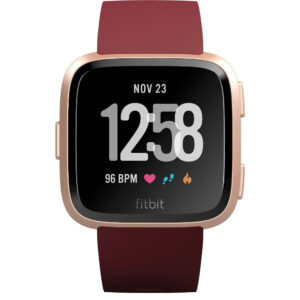 Smartwatch Fitbit Versa, Curea Merlot, Rose Gold Smartwatch Fitbit Versa, Curea Merlot, Rose Gold