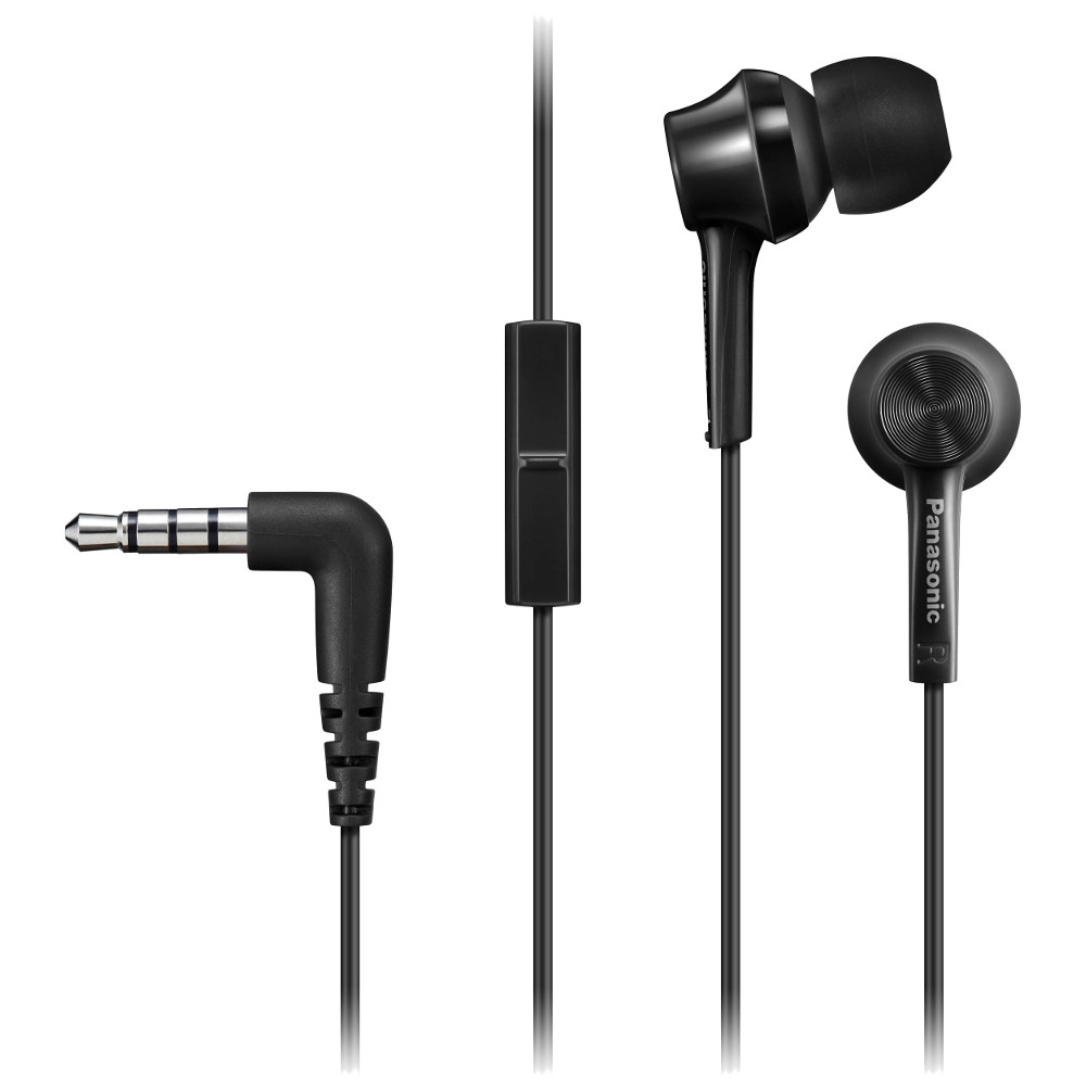 Casti audio In-Ear Panasonic RP-TCM115E-K, Microfon, Negru Casti audio In-Ear Panasonic RP-TCM115E-K, Microfon, Negru