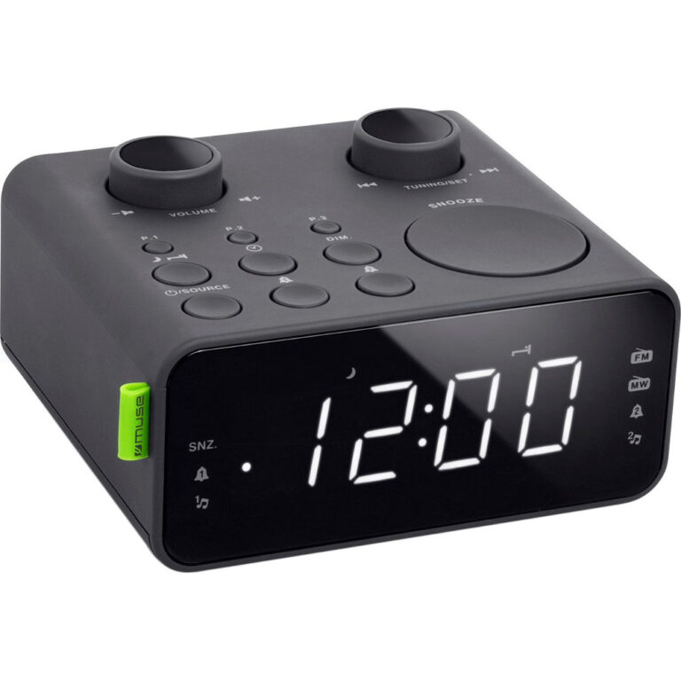 Radio cu ceas Muse M-17 CR, Alarma, Digital Tuning, AUX, Negru
