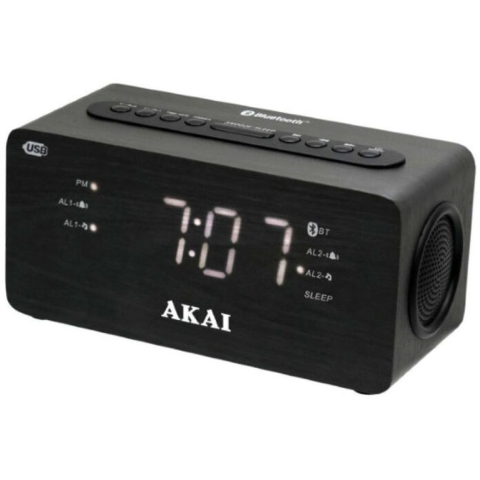 Ceas cu radio Akai ACR-2993, Alarma, Negru Ceas cu radio Akai ACR-2993, Alarma, Negru