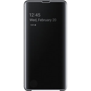 Husa Samsung Clear View pentru Galaxy S10 Plus, Alb Husa Samsung Clear View pentru Galaxy S10 Plus, Alb