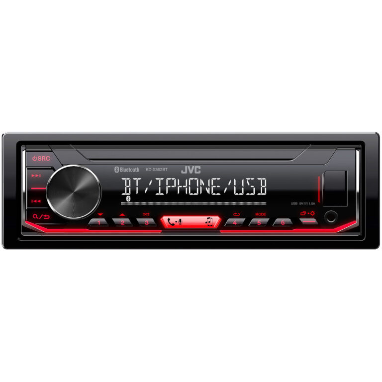 Media Player Auto JVC KD-X362BT, 4 x 50W, USB, AUX, Bluetooth