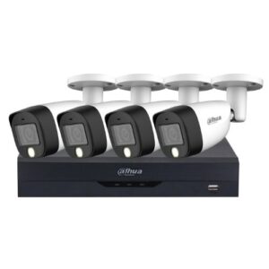 Sistem supraveghere Dahua 5MP 4 Camere Analog Exterior Lentila 3.6mm Dual Light IR 20m WL 20m Microfon si DVR 4 canale WizSense Audio Sistem supraveghere Dahua 5MP 4 Camere Analog Exterior Lentila 3.6mm Dual Light IR 20m WL 20m Microfon si DVR 4 canale WizSense Audio