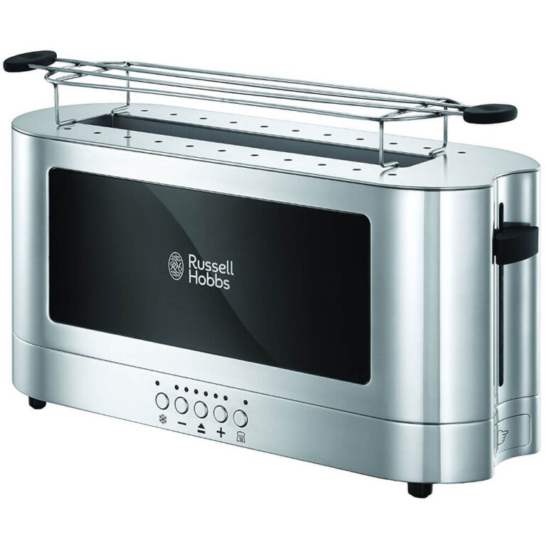 Prajitor de paine Russell Hobbs Elegance 23380-56, 1420 W, 2 felii, Argintiu