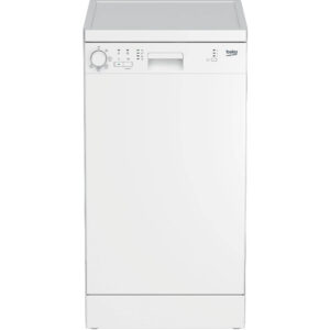 Masina de spalat vase slim Beko DFS05013W, 10 seturi, 5 programe, Clasa A+ Masina de spalat vase slim Beko DFS05013W, 10 seturi, 5 programe, Clasa A+