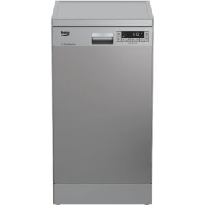 Masina de spalat vase slim Beko DFS26024X, 10 seturi, 6 programe, Clasa E, (clasificare energetica veche Clasa A++) Masina de spalat vase slim Beko DFS26024X, 10 seturi, 6 programe, Clasa E, (clasificare energetica veche Clasa A++)