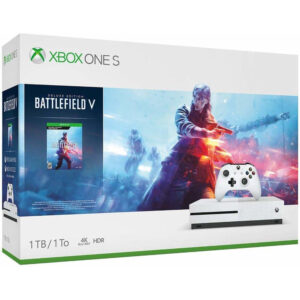 Consola Microsoft Xbox One S, 1TB, Alb + Battlefield V Deluxe Edition Consola Microsoft Xbox One S, 1TB, Alb + Battlefield V Deluxe Edition
