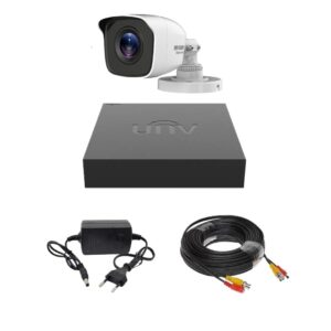 Kit supraveghere 1 camera 4 in 1 Hikvision HiWatch 2MP Infrarosu 20 metri IP66, DVR Hibrid Uniview cu 4 canale 2MP, Cablu, Sursa alimentare Kit supraveghere 1 camera 4 in 1 Hikvision HiWatch 2MP Infrarosu 20 metri IP66, DVR Hibrid Uniview cu 4 canale 2MP, Cablu, Sursa alimentare