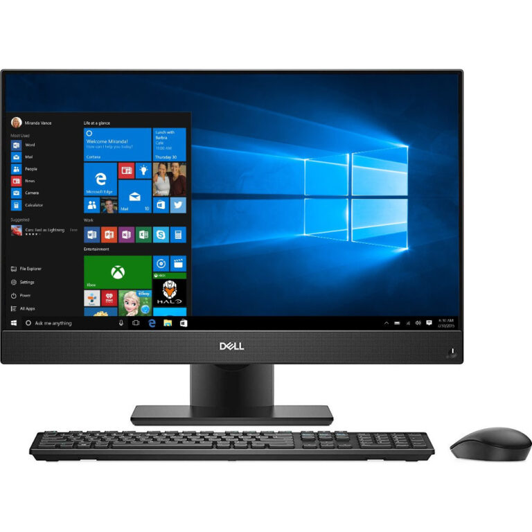 Sistem Desktop PC All-In-One Dell Inspiron 5477, Intel®  Core&trade; i7-8700T, 16GB DDR4, HDD 1TB + SSD 128GB, Intel®  UHD Graphics, Windows 10 Home