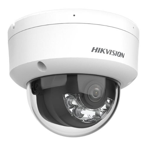 Camera IP Dome 2MP Smart Hybrid Light Hikvision DS-2CD1123G2-LIU(2.8mm), Microfon, PoE, IR 30m, Lumina Alba 30m, lentila 2.8mm, IP67, IK08