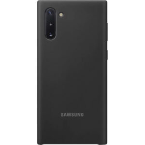 Husa de protectie Samsung Silicone pentru Galaxy Note 10, Negru Husa de protectie Samsung Silicone pentru Galaxy Note 10, Negru
