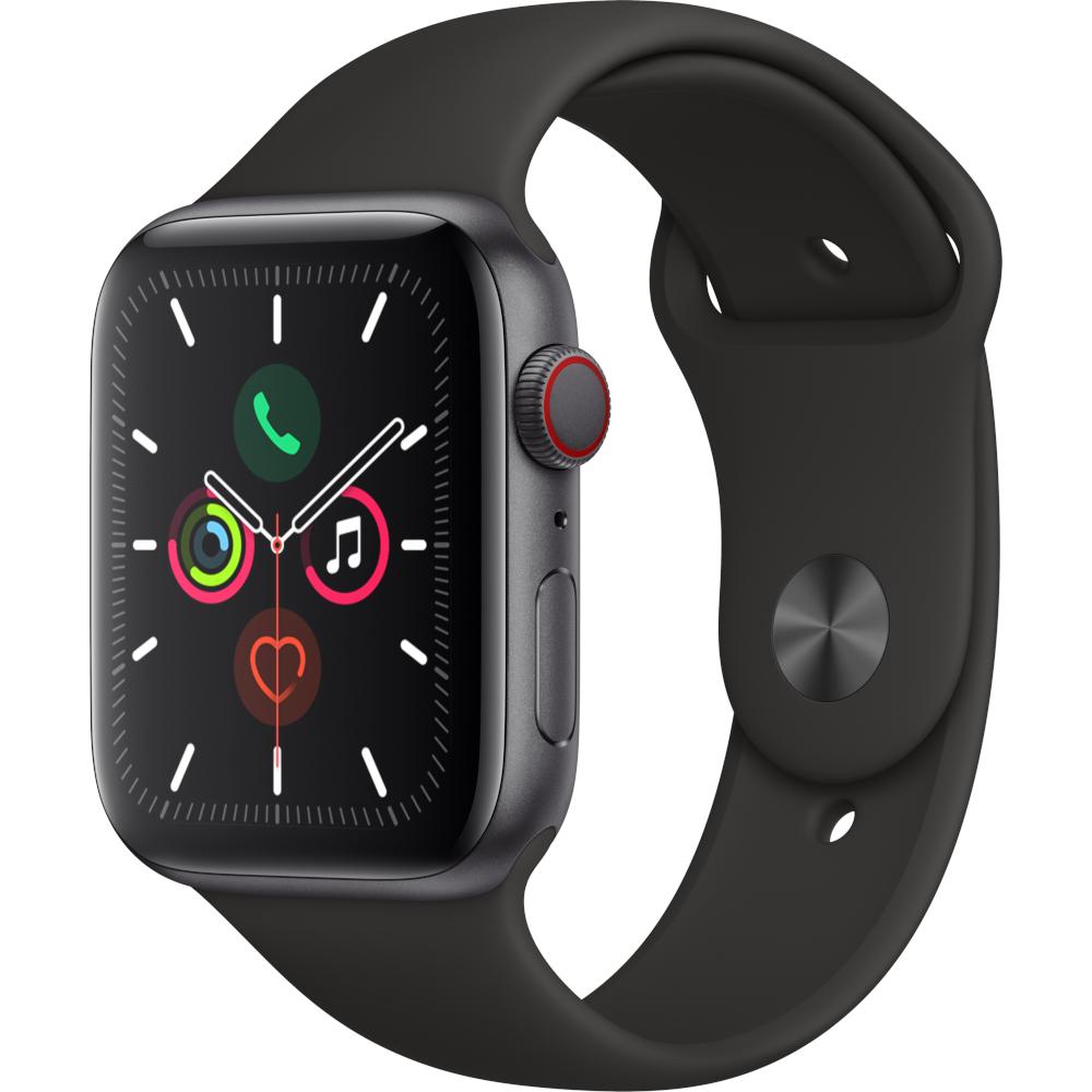 Apple Watch Series 5 GPS + Cellular, 44mm, Silver, Aluminium Case, White Sport Band Apple Watch Series 5 GPS + Cellular, 44mm, Silver, Aluminium Case, White Sport Band