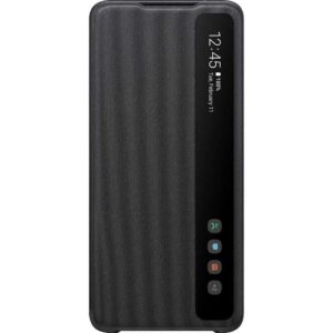 Husa de protectie Samsung Clear View Cover pentru Galaxy S20 Ultra, Negru Husa de protectie Samsung Clear View Cover pentru Galaxy S20 Ultra, Negru