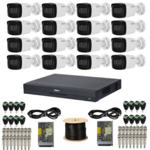 Sistem supraveghere Dahua 16 camere 4K 8MP IR 80m Microfon, DVR 16 canale 4K 8MP Audio WizSense, accesorii + Autocolant Rovision Sistem supraveghere Dahua 16 camere 4K 8MP IR 80m Microfon, DVR 16 canale 4K 8MP Audio WizSense, accesorii + Autocolant Rovision