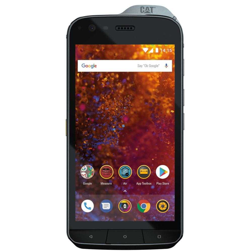 Telefon mobil CAT S61, 64GB, Camera termica, Masurarea aerului, Dual SIM, Negru Telefon mobil CAT S61, 64GB, Camera termica, Masurarea aerului, Dual SIM, Negru