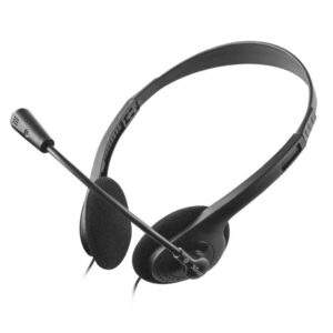 Casti PC On-Ear Trust Action Chat, Negru Casti PC On-Ear Trust Action Chat, Negru