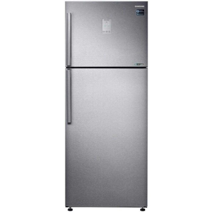 Frigider cu doua usi Samsung RT43K6335SL/EO, 440 l, PowerCool, Twin Cooling Plus, Auto Ice Maker, Zgomot 40dB, Clasa F (clasificare energetica veche Clasa A++), H 178.5 cm, Argintiu Frigider cu doua usi Samsung RT43K6335SL/EO, 440 l, PowerCool, Twin Cooling Plus, Auto Ice Maker, Zgomot 40dB, Clasa F (clasificare energetica veche Clasa A++), H 178.5 cm, Argintiu