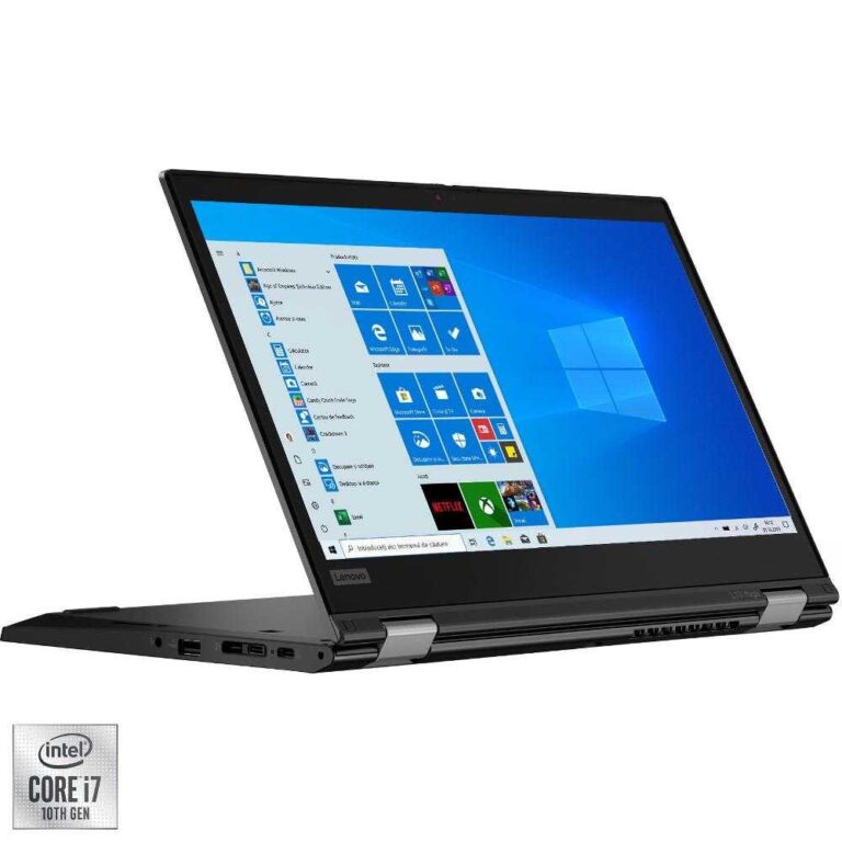 Laptop 2-in-1 Lenovo ThinkPad L13 Yoga, Intel® Core&trade; i7-10510U, 8GB DDR4, SSD 512GB, Intel® UHD Graphics, Windows 10 Pro