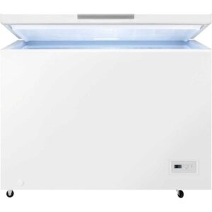 Lada frigorifica Zanussi ZCAN31FW1, 308 l, Control electronic, Lumina interioara, Dezghetare manuala, Display LCD, Clasa F (clasificare energetica veche Clasa A+), H 84.5 cm, Alb Lada frigorifica Zanussi ZCAN31FW1, 308 l, Control electronic, Lumina interioara, Dezghetare manuala, Display LCD, Clasa F (clasificare energetica veche Clasa A+), H 84.5 cm, Alb