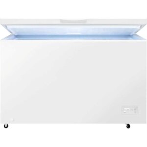 Lada frigorifica Zanussi ZCAN38FW1, 371 l, Control electronic, Lumina interioara, Dezghetare manuala, Display LCD, Clasa F, (clasificare energetica veche Clasa A+), H 84.5 cm, Alb Lada frigorifica Zanussi ZCAN38FW1, 371 l, Control electronic, Lumina interioara, Dezghetare manuala, Display LCD, Clasa F, (clasificare energetica veche Clasa A+), H 84.5 cm, Alb