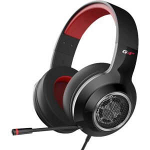 Casti gaming cu microfon Edifer G4 SE, Negru/Rosu Casti gaming cu microfon Edifer G4 SE, Negru/Rosu
