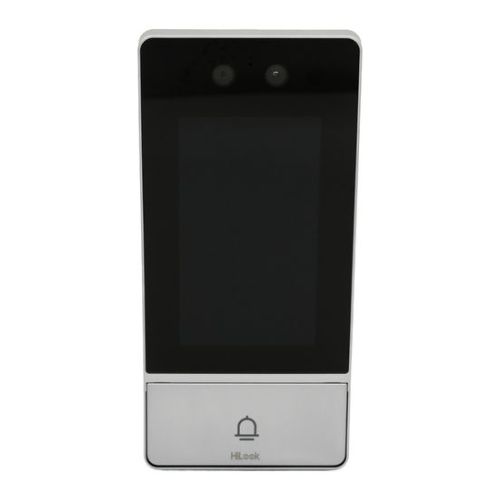 Videointerfon cu recunoastere faciala Hikvision HiLook DP9-WP, TCP/IP, Wi-Fi, ecran 4.3 inch, 2 camere  de 2MP, IR, PoE, IP65, IK08