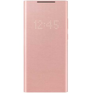 Husa LED View Cover Samsung pentru Galaxy Note 20, Copper Brown Husa LED View Cover Samsung pentru Galaxy Note 20, Copper Brown
