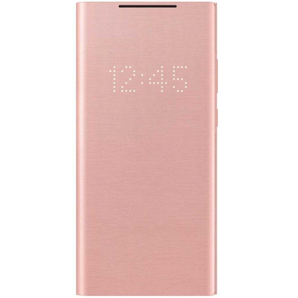 Husa LED View Cover Samsung pentru Galaxy Note 20, Copper Brown Husa LED View Cover Samsung pentru Galaxy Note 20, Copper Brown