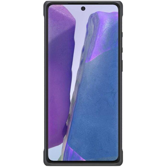 Husa Protective Standing Cover Samsung pentru Galaxy Note 20, Negru Husa Protective Standing Cover Samsung pentru Galaxy Note 20, Negru