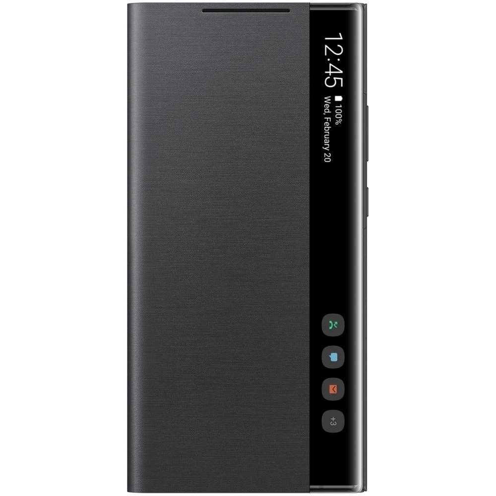 Husa Clear View Cover Samsung pentru Galaxy Note 20 Ultra, Negru Husa Clear View Cover Samsung pentru Galaxy Note 20 Ultra, Negru