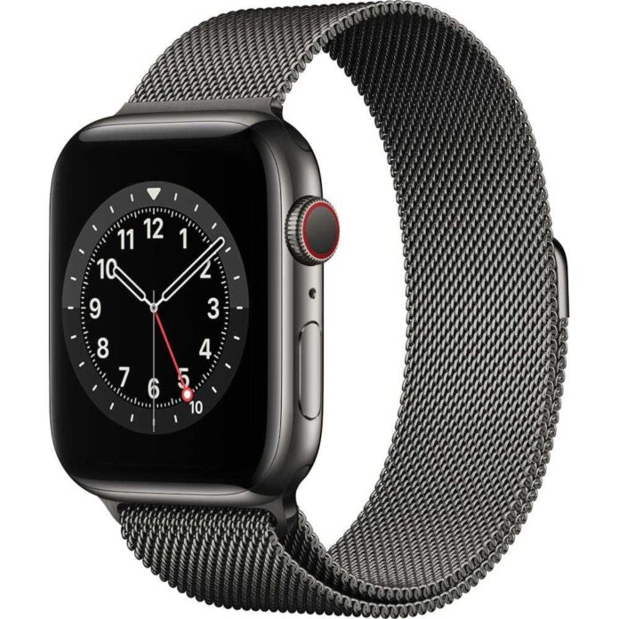 Apple Watch Series 6 GPS + Cellular, 44mm, Gold, Stainless Steel Case, Gold Milanese Loop Apple Watch Series 6 GPS + Cellular, 44mm, Gold, Stainless Steel Case, Gold Milanese Loop