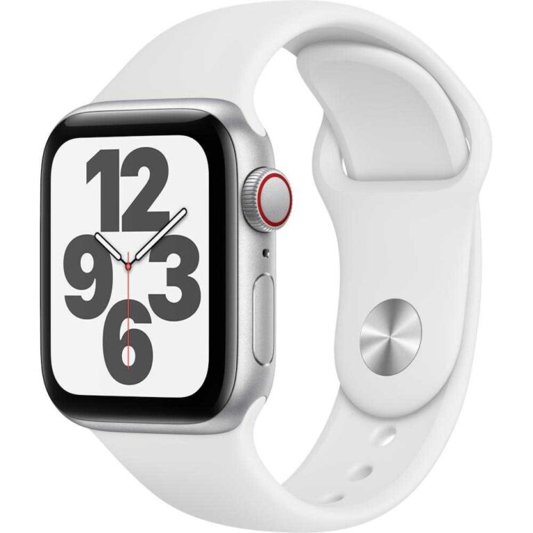 Apple Watch Series SE GPS + Cellular, 40mm, Space Gray, Aluminium Case, Black Sport Band