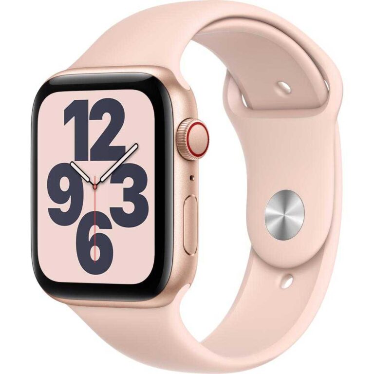 Apple Watch Series SE GPS + Cellular, 44mm, Space Gray, Aluminium Case, Black Sport Band