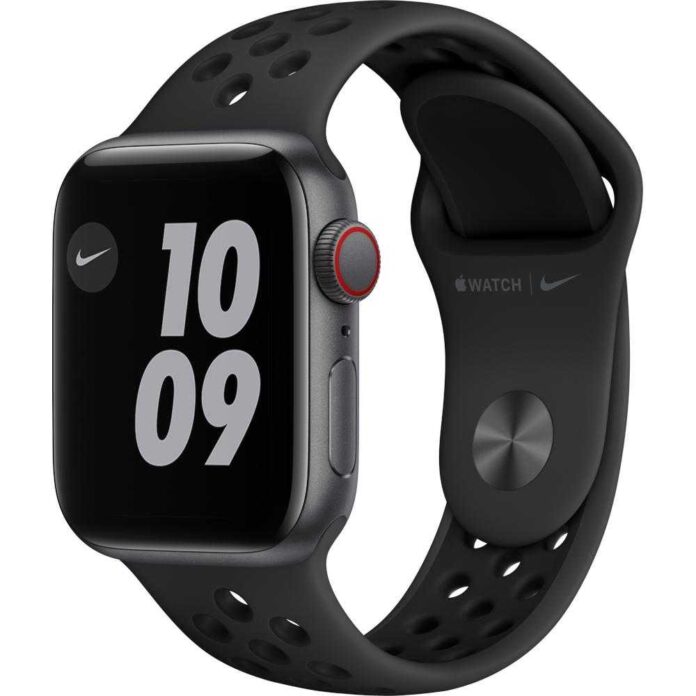 Apple Watch Nike SE GPS + Cellular, 40mm, Space Gray, Aluminium Case, Anthracite/Black Nike Sport Band Apple Watch Nike SE GPS + Cellular, 40mm, Space Gray, Aluminium Case, Anthracite/Black Nike Sport Band