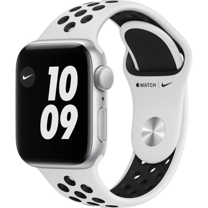 Apple Watch Nike SE GPS, 40mm, Silver, Aluminium Case, Pure Platinum/Black Nike Sport Band Apple Watch Nike SE GPS, 40mm, Silver, Aluminium Case, Pure Platinum/Black Nike Sport Band