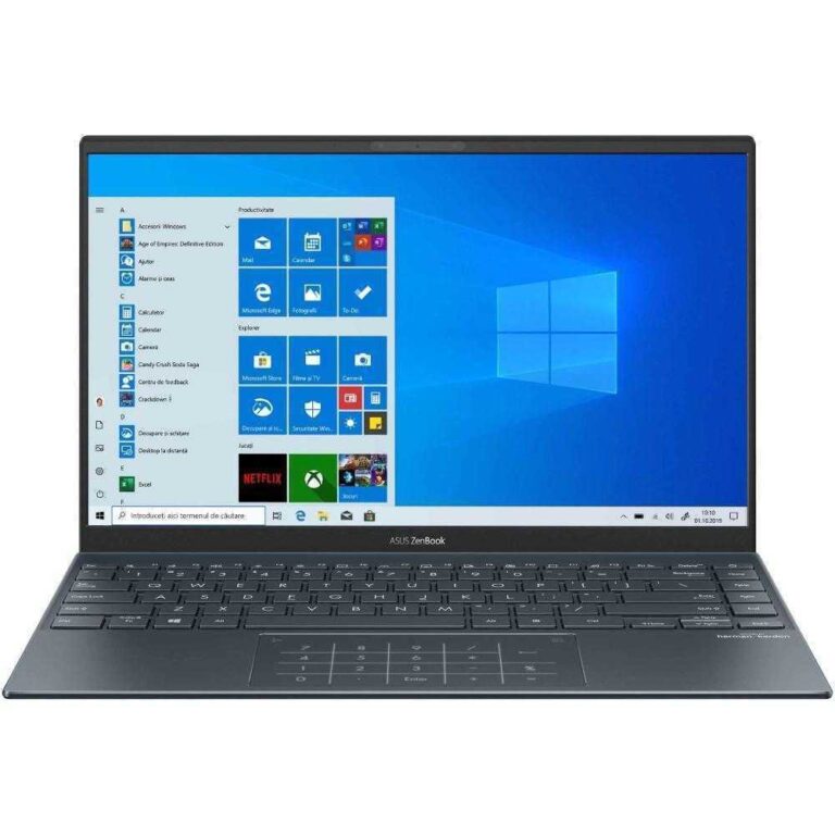 UltraBook ASUS ZenBook 14 UM425IA-HM039T, AMD Ryzen&trade; 7 4700U, 8GB LPDDR4X, SSD 512GB, AMD Radeon&trade; Graphics, Windows 10 Home