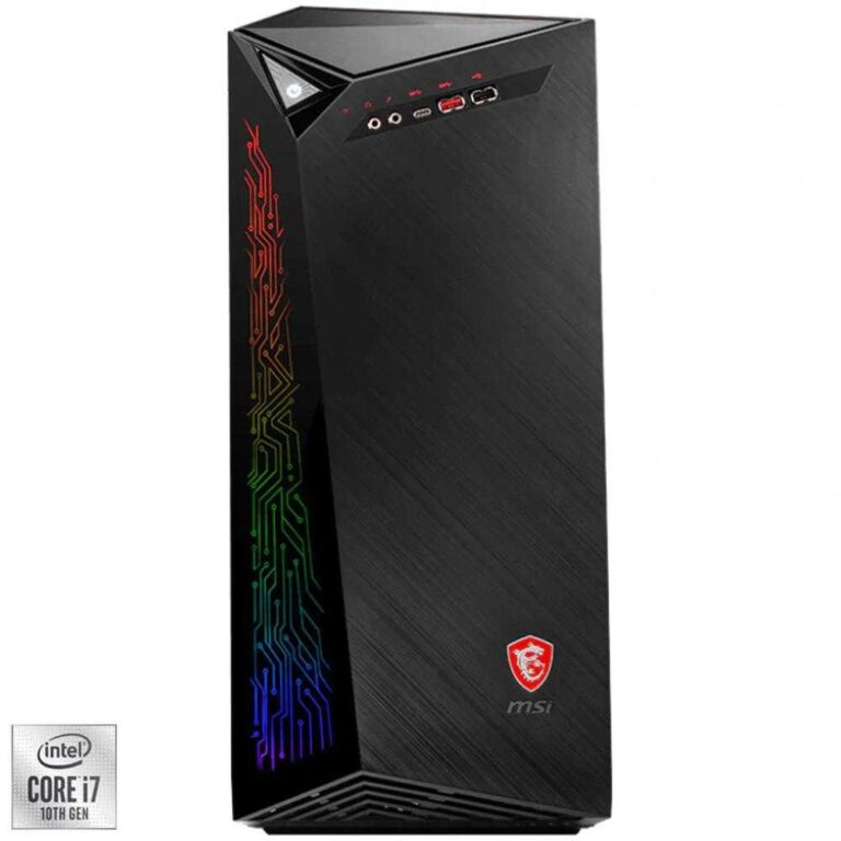 Sistem Desktop PC Gaming MSI MAG Infinite 10SI-1031EU, Intel® Core&trade; i7-10700, 16GB DDR4, HDD 1TB + SSD 256GB, NVIDIA GeForce GTX 1660 Super AERO ITX 6GB, Windows 10 Home