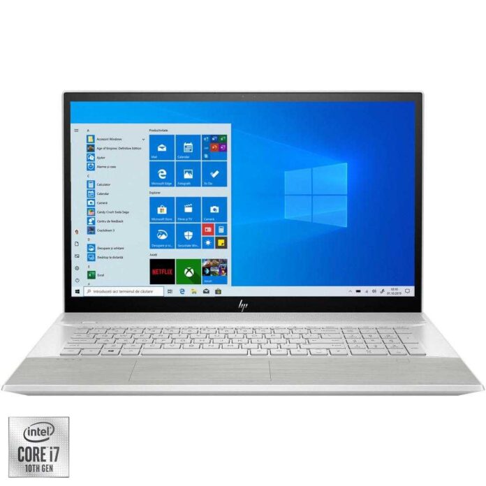 Laptop HP Envy 17-cg0005nq, Procesor Intel® Core™ i7-1065G7, 16GB DDR4, SSD 512GB, NVIDIA GeForce MX330 4GB, Windows 10 Home Laptop HP Envy 17-cg0005nq, Procesor Intel® Core™ i7-1065G7, 16GB DDR4, SSD 512GB, NVIDIA GeForce MX330 4GB, Windows 10 Home