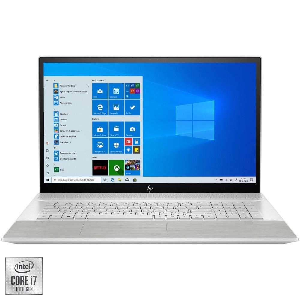 Laptop HP Envy 17-cg0005nq, Procesor Intel® Core™ i7-1065G7, 16GB DDR4, SSD 512GB, NVIDIA GeForce MX330 4GB, Windows 10 Home Laptop HP Envy 17-cg0005nq, Procesor Intel® Core™ i7-1065G7, 16GB DDR4, SSD 512GB, NVIDIA GeForce MX330 4GB, Windows 10 Home