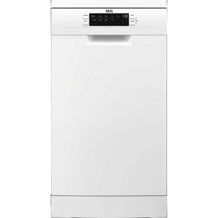 Masina de spalat vase slim Aeg FFB62407ZW, 9 seturi, 9 programe, Clasa E, (clasificare energetica veche Clasa E) Masina de spalat vase slim Aeg FFB62407ZW, 9 seturi, 9 programe, Clasa E, (clasificare energetica veche Clasa E)