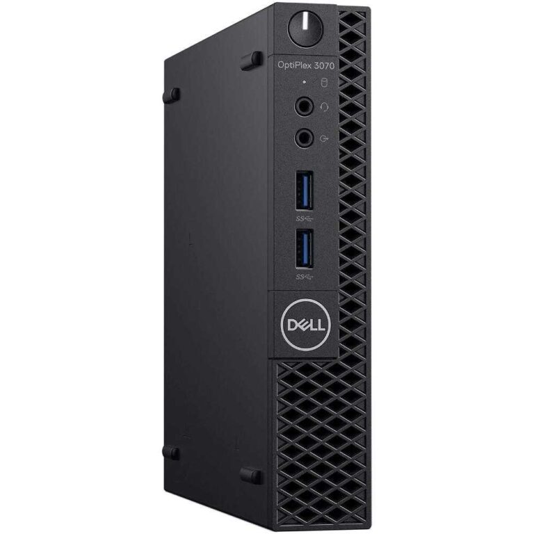 Sistem Desktop PC Dell OptiPlex 3070 MFF, Intel® Core&trade; i5-9500T, 8GB DDR4, SSD 256GB, Intel® UHD Graphics, Windows 10 Pro