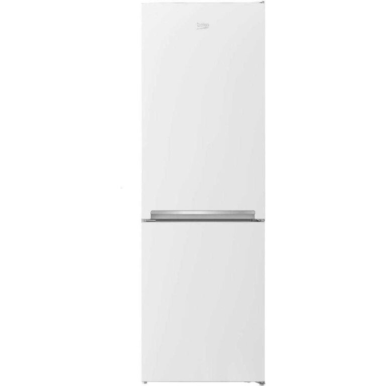 Combina frigorifica Beko RCSA366K40WN, 343 l, Usi reversibile, Iluminare LED, Termostat reglabil, Alb, Clasa E