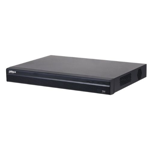 NVR Dahua 4 Canale IP 8MP cu PoE, ONVIF, Latime de Banda 160 Mbps, 2x HDD