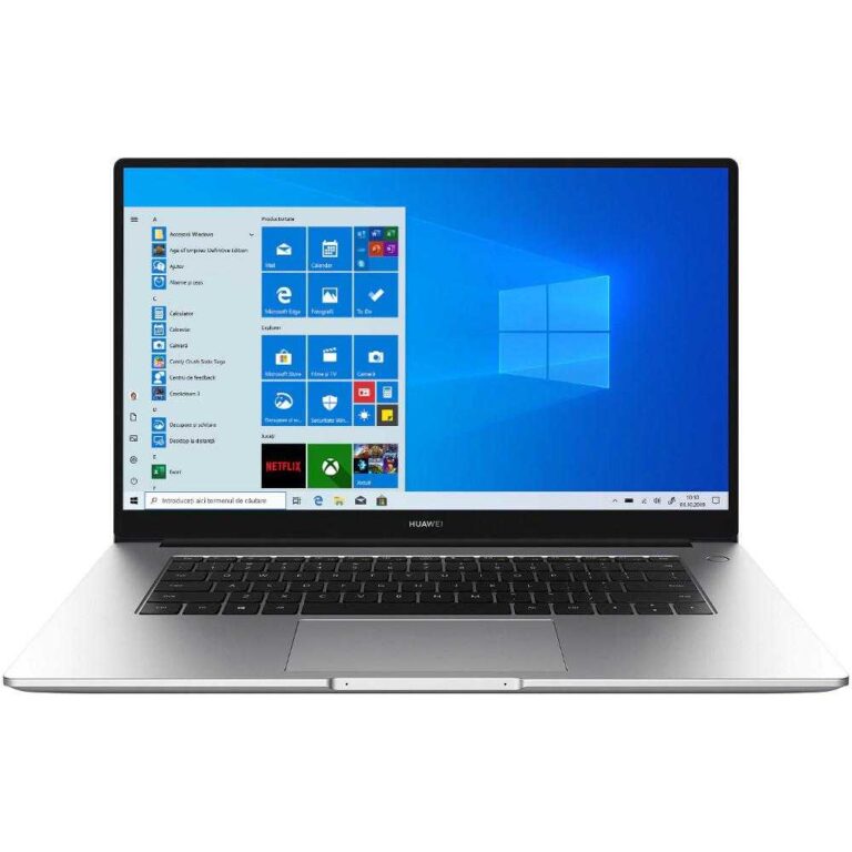 Laptop ultraportabil Huawei MateBook D15 2020, AMD Ryzen&trade; 7 3700U, 8GB DDR4, SSD 512GB, AMD Radeon&trade; RX Vega 10 Graphics, Windows 10 Home