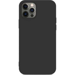 Husa de protectie Lemontti Silicon Soft Slim pentru iPhone 12/12 Pro, Negru Husa de protectie Lemontti Silicon Soft Slim pentru iPhone 12/12 Pro, Negru