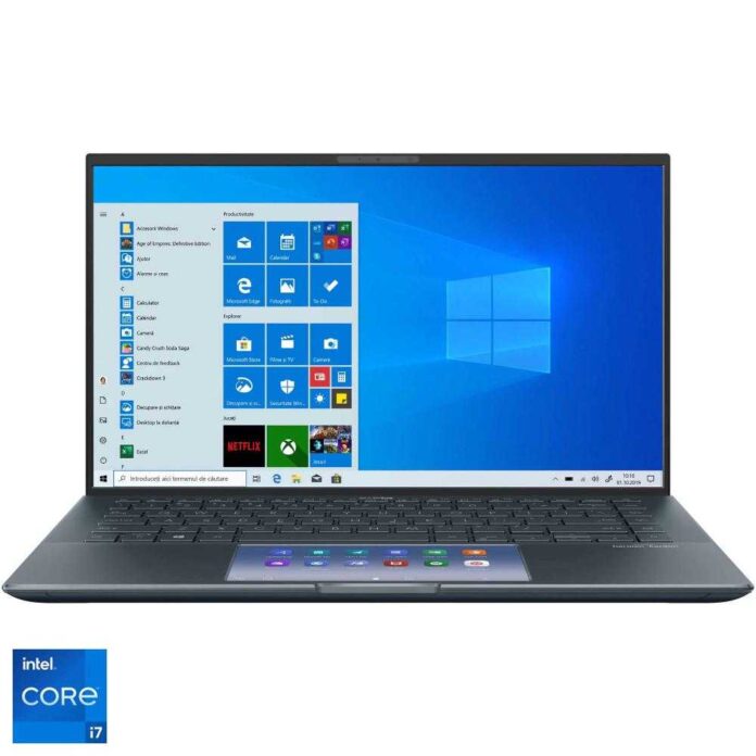 Laptop Asus ZenBook 14 UX435EA-A5022T, Intel® Core™ i7-1165G7, 16GB LPDDR4X, SSD 1TB, Intel® Iris® Xe Graphics, Windows 10 Home Laptop Asus ZenBook 14 UX435EA-A5022T, Intel® Core™ i7-1165G7, 16GB LPDDR4X, SSD 1TB, Intel® Iris® Xe Graphics, Windows 10 Home