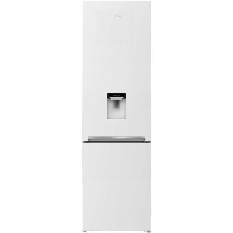 Combina frigorifica Beko RCSA406K40DWN, 386 l, Dozator apa, Usi reversibile, Iluminare LED, Termostat reglabil, Alb, Clasa E