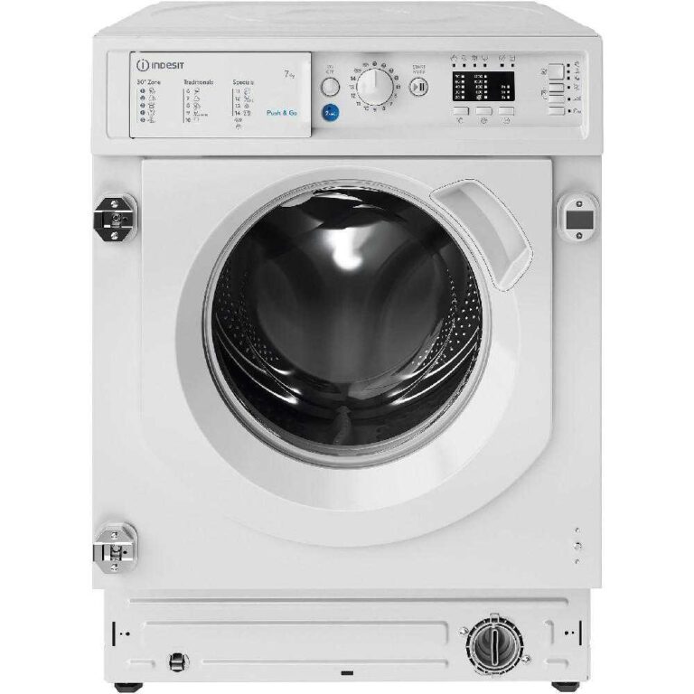 Masina de spalat rufe incorporabila Indesit BI WMIL 71252 EU N, 1200 RPM, 7 Kg, Clasa E